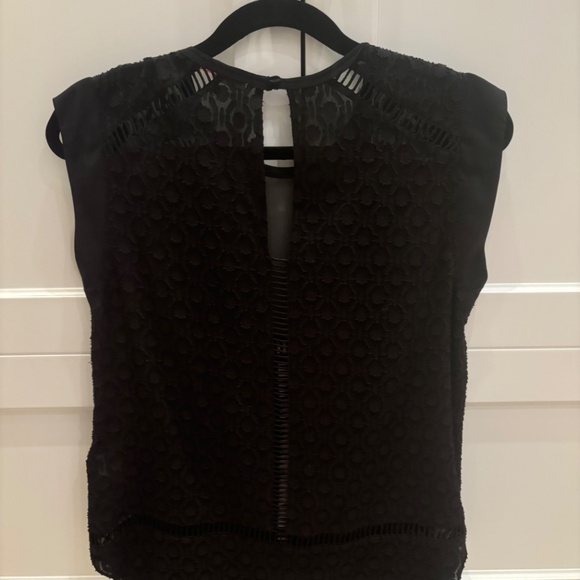 Rebecca Taylor - Silk Black Tank, Size 0 - Picture 2 of 2